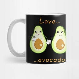 love avocados, vegetables and green life Mug